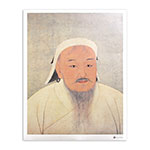 Product info: 元代帝半身像－元太祖 畫心
