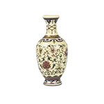 Product info: 迷你瓷器-洋彩番花觀音瓶