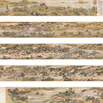 Product info: 複製 畫心 清院本 清明上河圖 原寸手卷 臻藏版