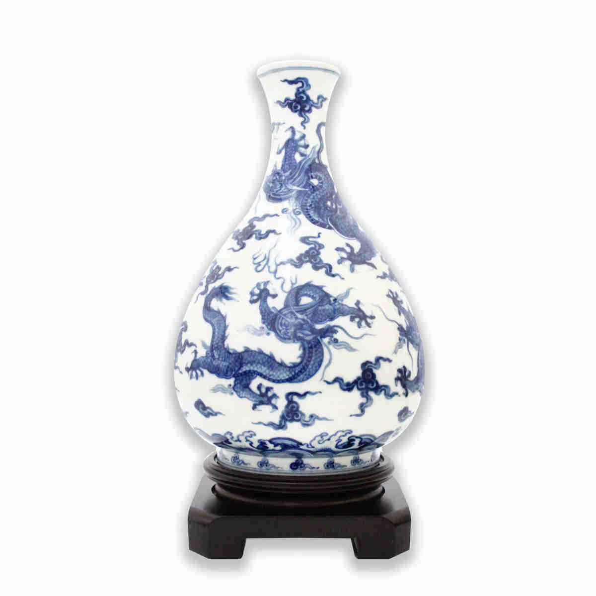 故宮精品網路商城 青花五龍玉壺春瓶 故宮精品網路商城 青花五龍玉壺春瓶