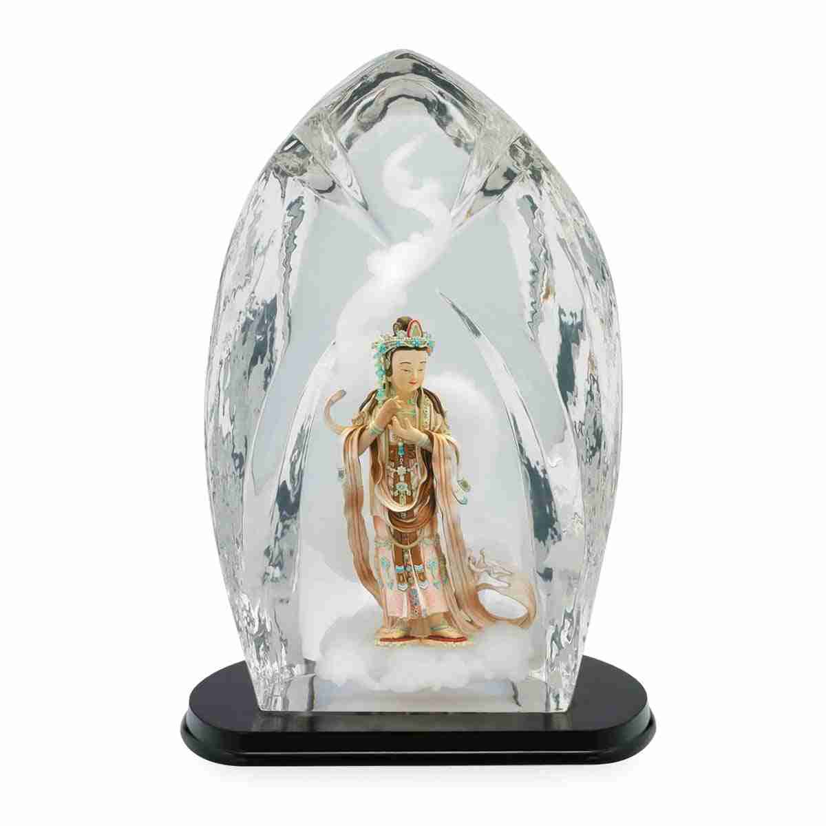 故宮精品網路商城 白衣大士晶雕擺飾