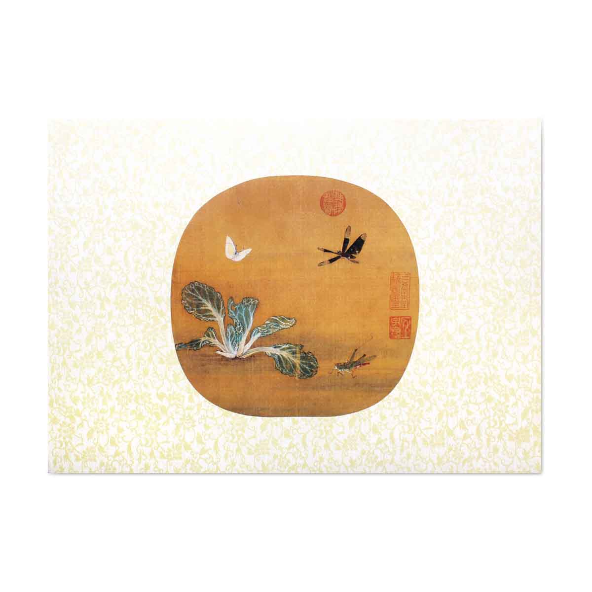 故宮精品網路商城- 宋許迪野蔬草蟲圖