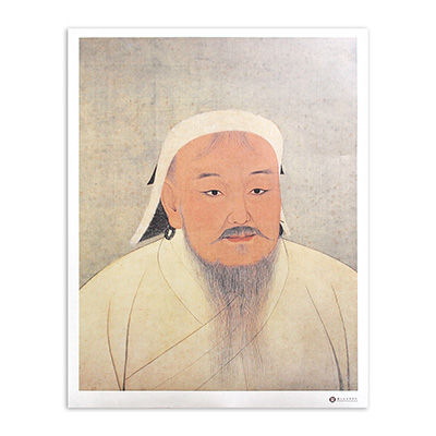 元代帝半身像－元太祖 畫心