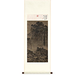 Product info: 複製 掛軸 宋 范寬 谿山行旅圖 (M)