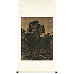 Product info: 複製 掛軸 宋 李唐 萬壑松風 (M)