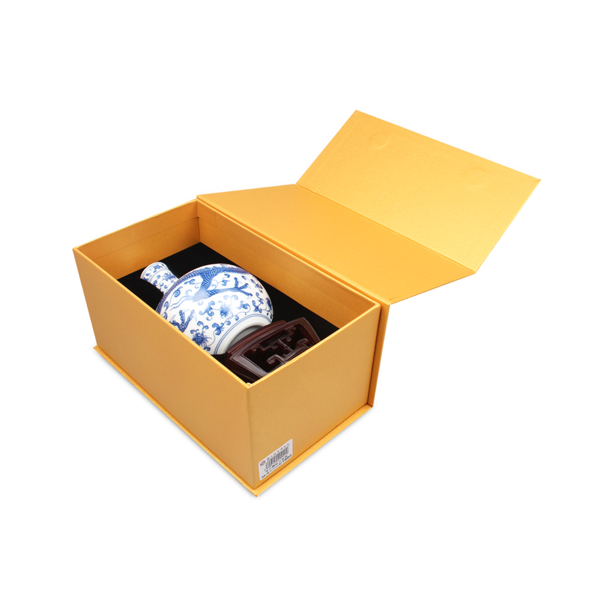 【箱、証明書付】青花龍紋天球瓶　中華民国　国立故宮博物院　壺 箱、証明書付】青花龍紋天球瓶 中華民国 国立故宮博物院 壺 箱、証明