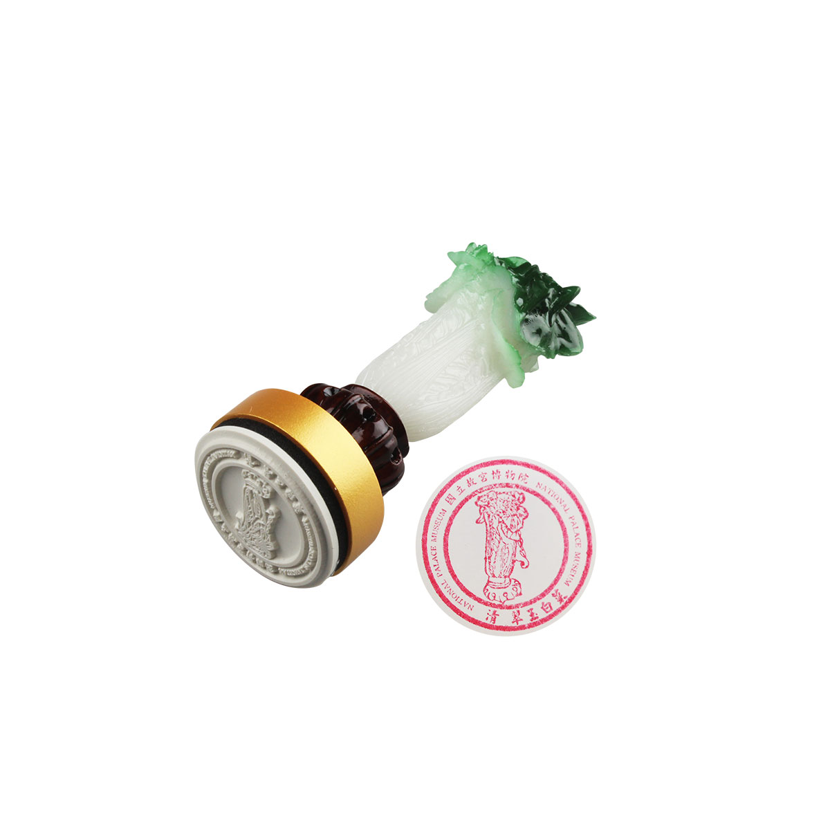 故宮精品網路商城- 翠玉白菜紀念印章