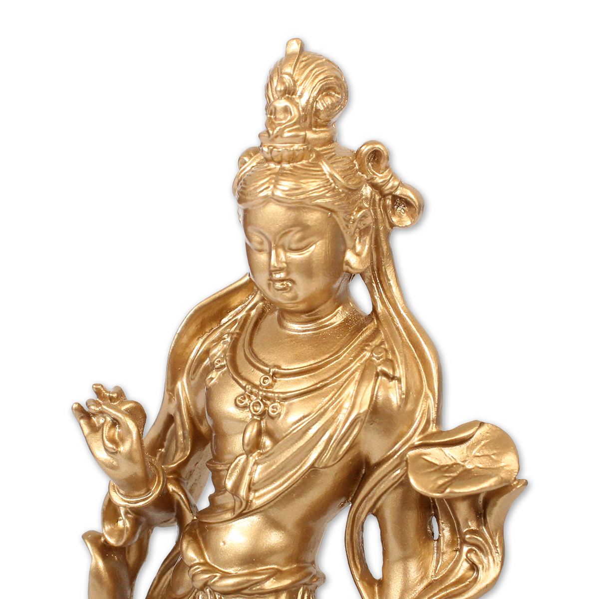 觀音菩薩 観音菩薩 鍍金・彫金仕上げ 28cm｜大阪の仏像通販・販売なら仏像