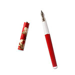 Product info: 清沈振麟貓竹鋼筆（紅）