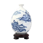 Product info: 青花山水瓶