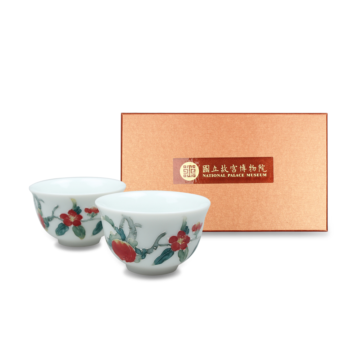 故宮精品網路商城- 桃花雙杯組