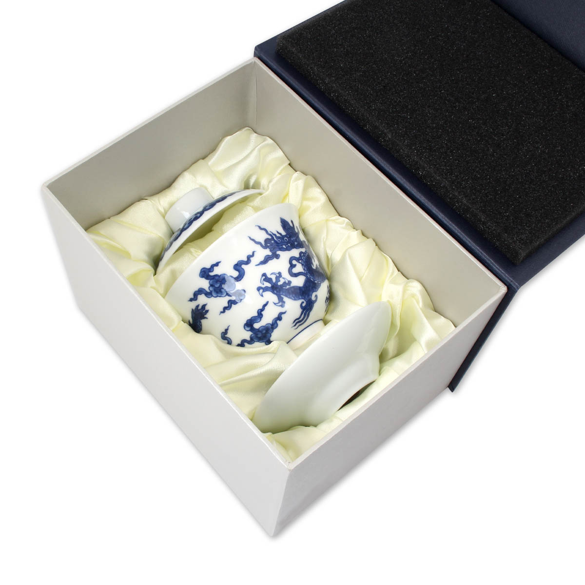 青花龍紋天球瓶 鑑別保証書付 国立故宮博物院