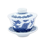 Product info: 青花鳳紋蓋杯