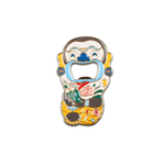 Product info: 青花猴王磁鐵開瓶器