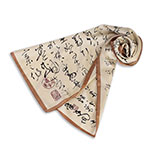 Product info: 懷素自敘長絲巾-米黃 165x33 cm