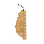 Product info: 台灣地圖多功能文具(尺/書籤)