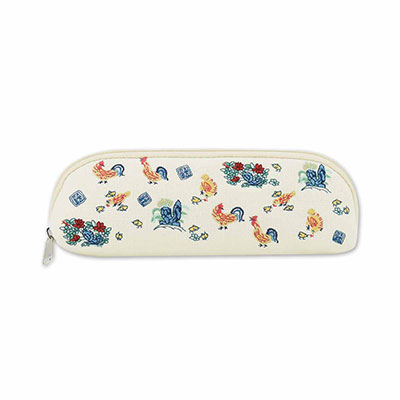 Pencil Case: Doucai Embroidery