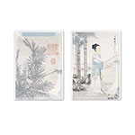 Product info: 多功能書衣小資料夾-班姬團扇