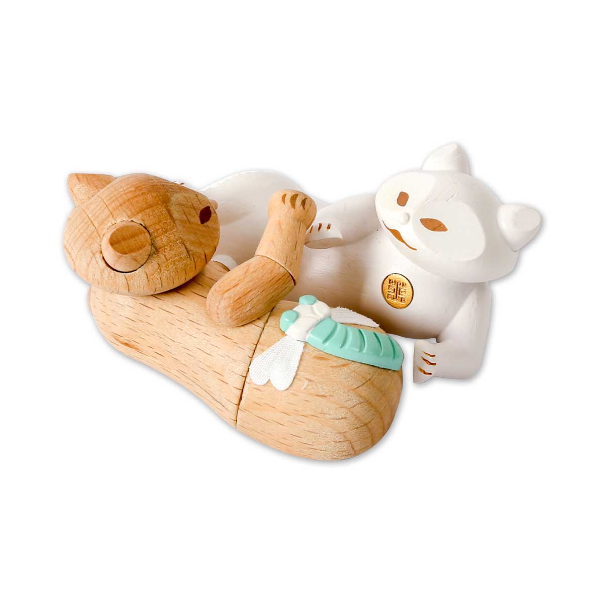 故宮精品網路商城- 玉貓親親磁吸夾