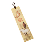 Product info: 絲質書籤－八駿圖