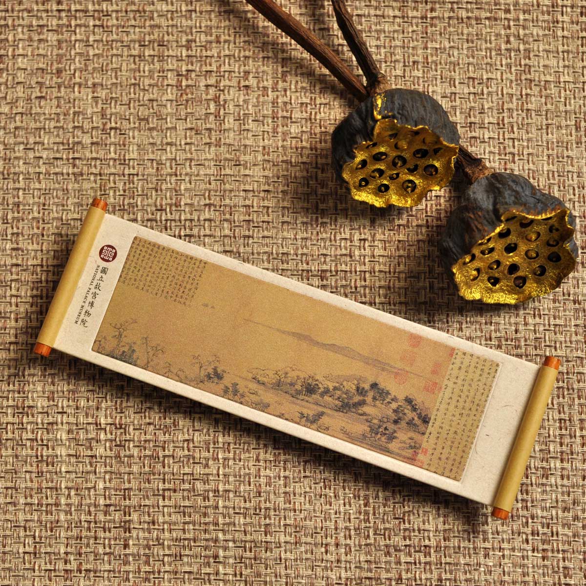 故宮精品網路商城- 富春山居卷軸磁鐵