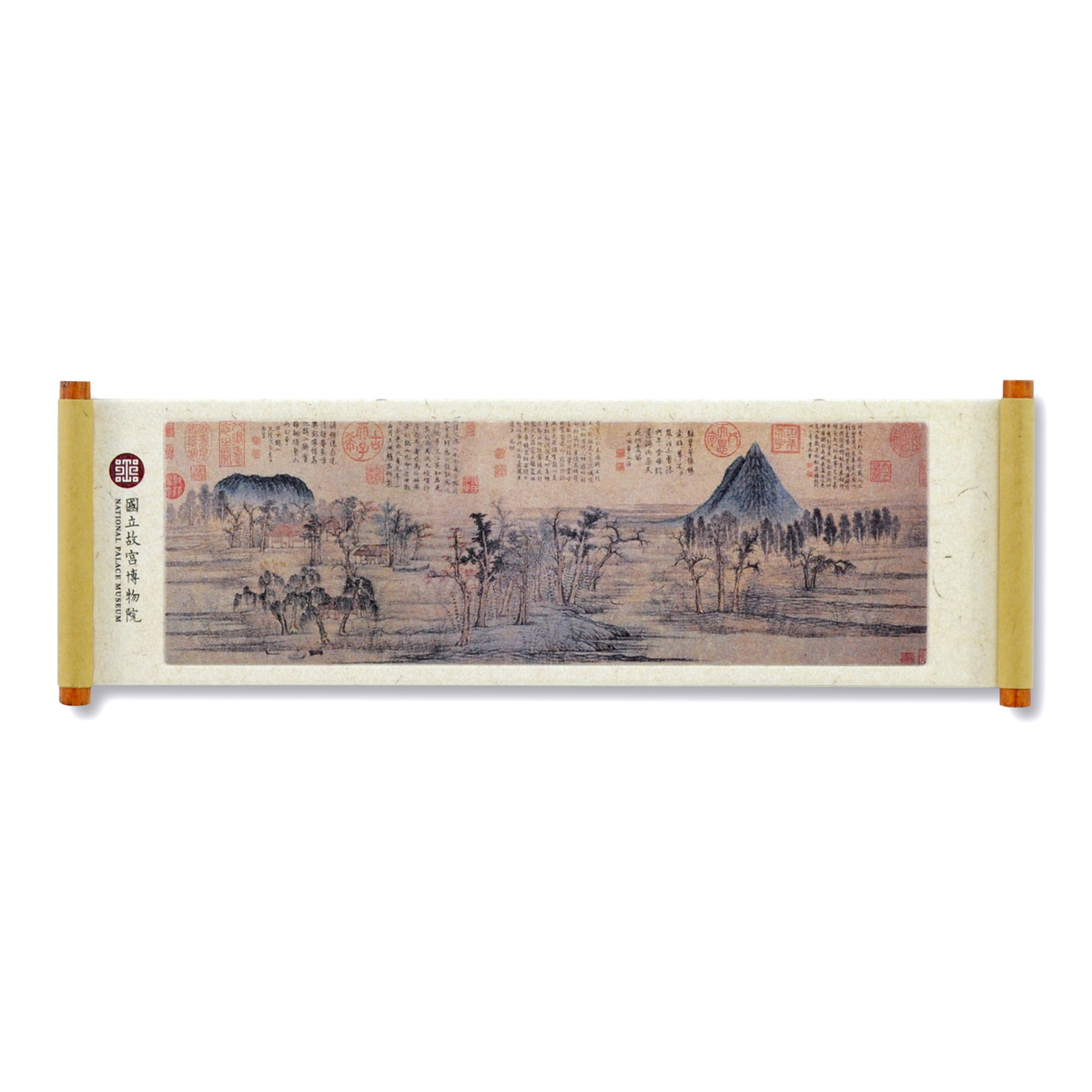 故宮精品網路商城- 鵲華秋色卷軸磁鐵