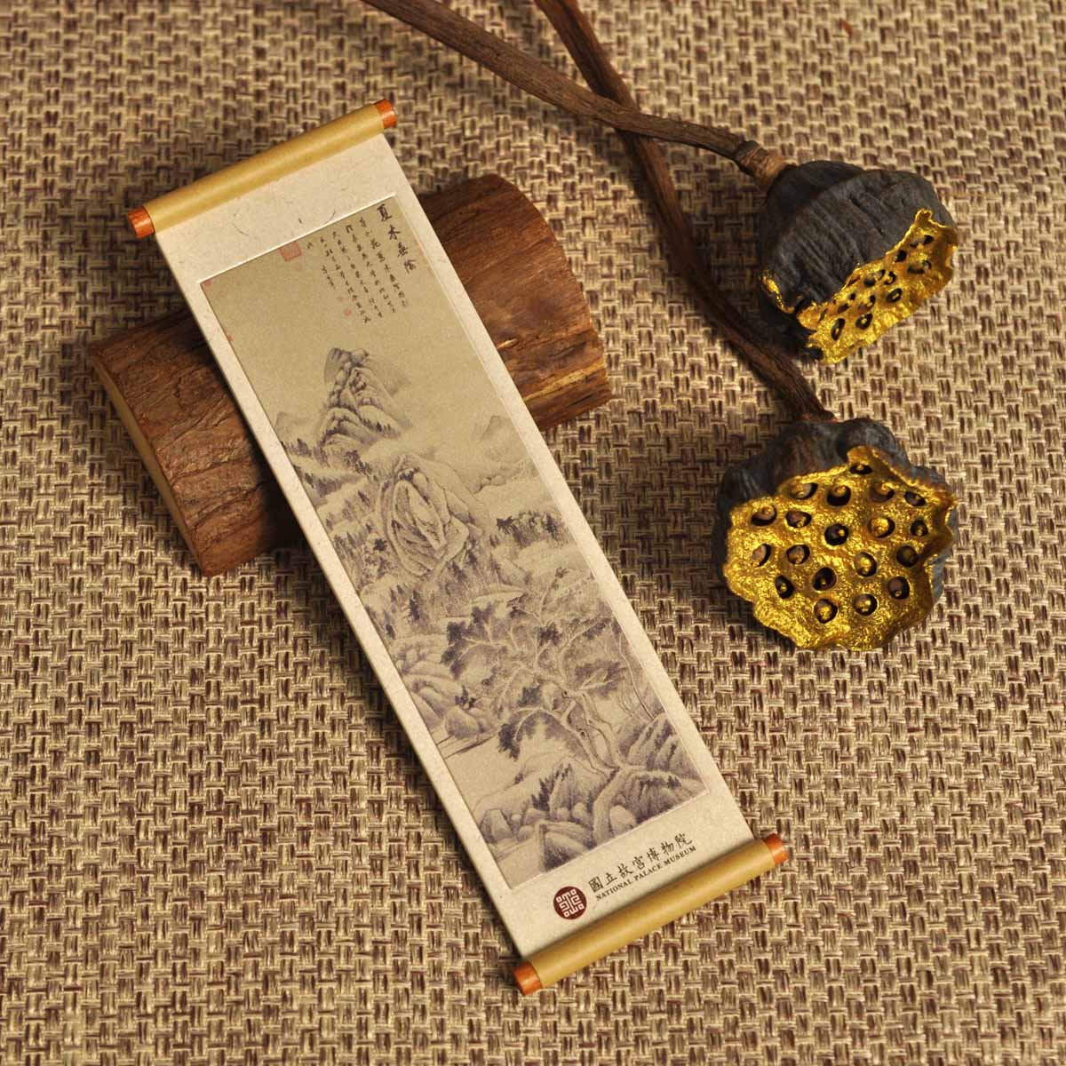 故宮精品網路商城- 夏木垂陰卷軸磁鐵