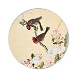 Product info: 海棠玉蘭 吸水杯墊 (圓形)
