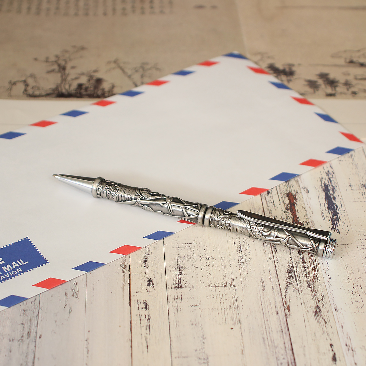 ★　栗原貞子　自筆 直筆　手紙　／　原爆 原水爆 核兵器 栗原唯一 峠三吉 原民喜 竹内てるよ 池田大作 創価学会　★ 故宮精品網路商城- 白鷺浮雕金屬原子筆