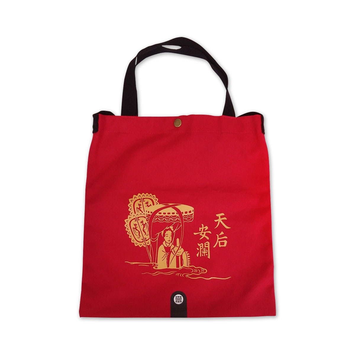 故宮精品網路商城- 天后安瀾圖紋帆布袋