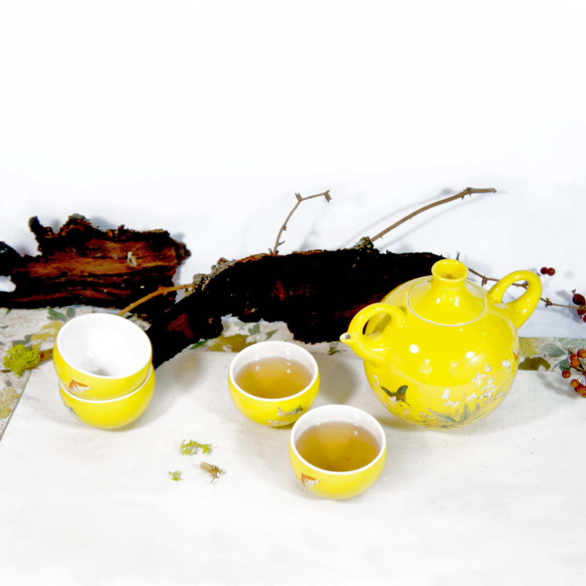 故宮精品網路商城- 百蝶品茗茶具組4人