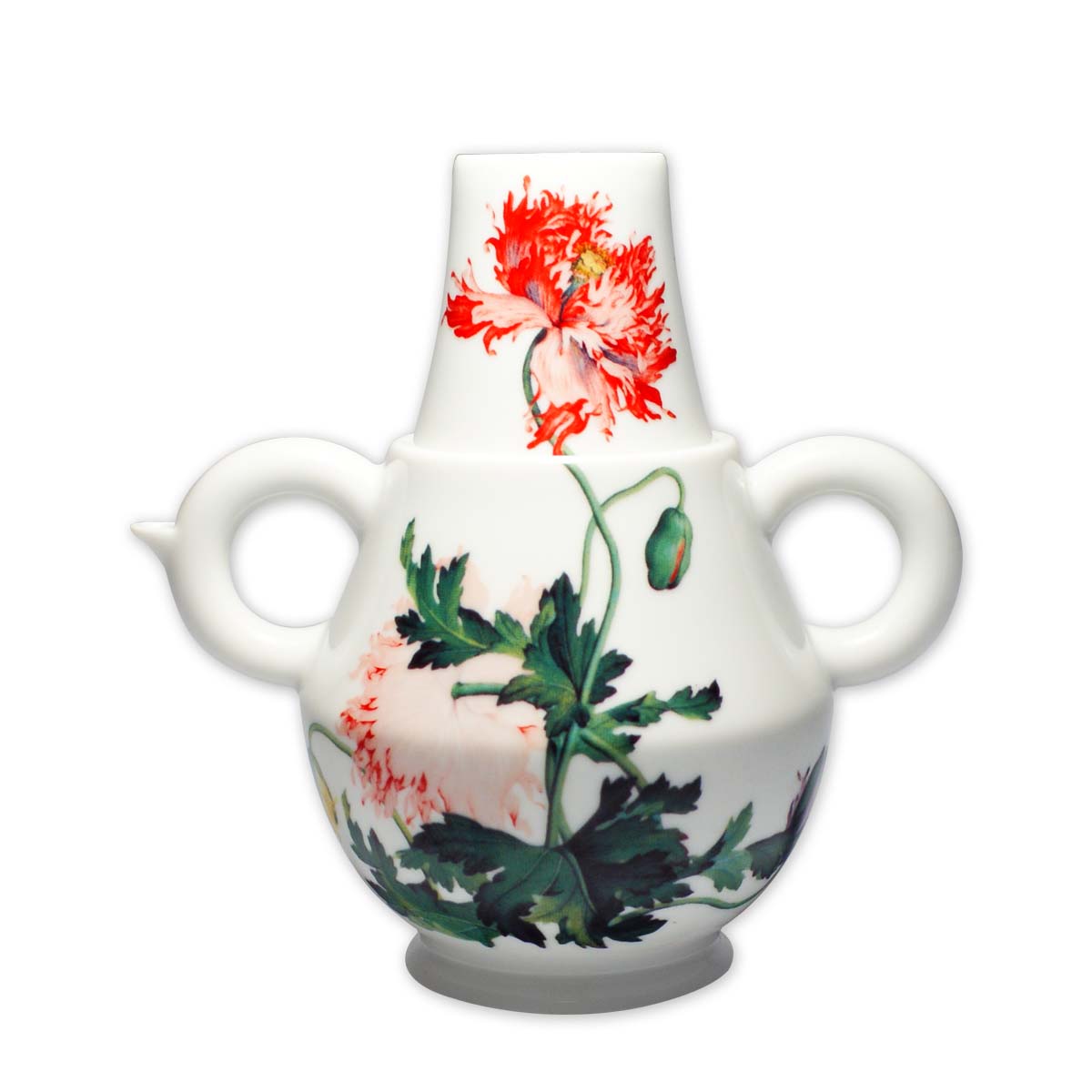 故宮精品網路商城- 華瓶春芳-仙萼長春雙耳套壺