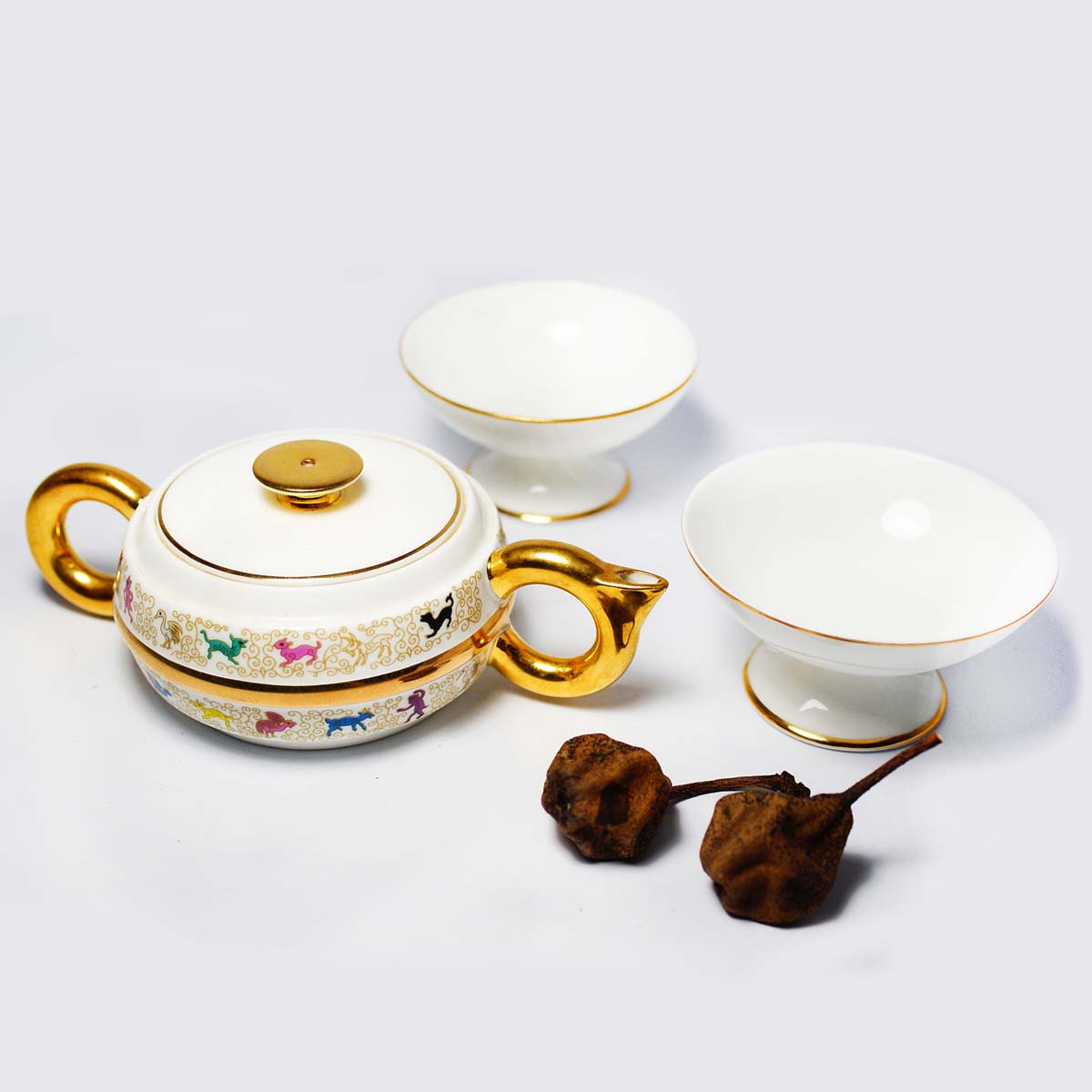 豆茶器・動物柄　Dou Tea Set (Animal Pattern) 故宮精品網路商城- 豆茶器‧動物紋