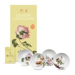 Product info: 仙萼長春 骨瓷盤組