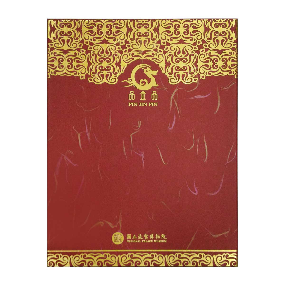故宮精品網路商城- 五福黃金畫-花陰雙鶴