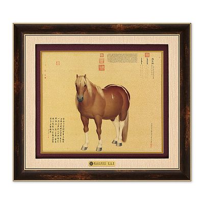 Product info: 錦繡F黃金畫－雪點鵰