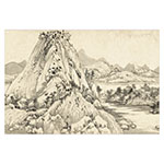 Product info: 黃公望 富春山居圖·山光水色 明信片