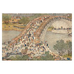 Product info: 清院本 清明上河圖·虹橋 明信片