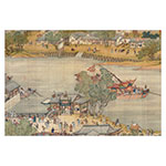 Product info: 清院本 清明上河圖·官船 明信片