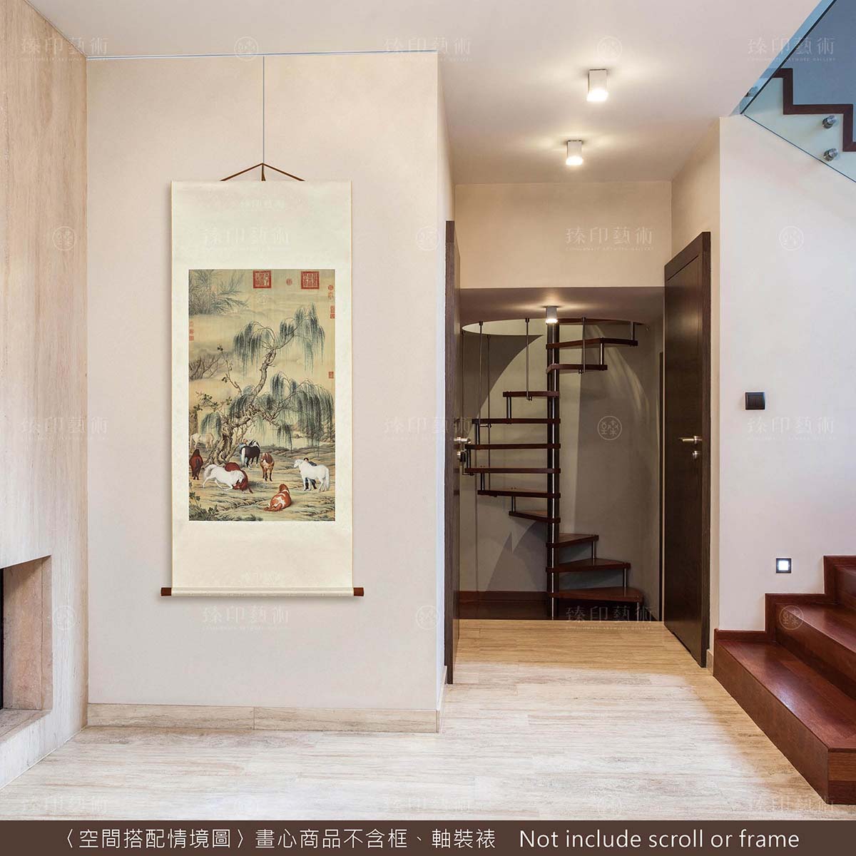 故宮精品網路商城- 複製畫心-郎世寧八駿圖