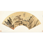 Product info: 複製 畫心 明 便面合裝冊 明 沈周 秋景山水