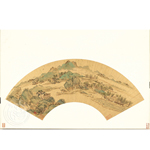 Product info: 複製 畫心 明 便面合裝冊 明 仇英 山水
