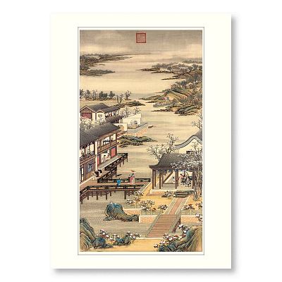 Product info: B4小畫片  清畫院畫十二月月令圖四月