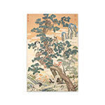Product info: 無名氏緙絲松鶴明信片
