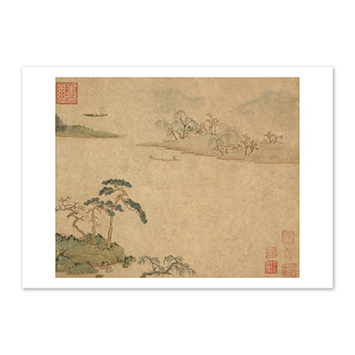 圖卡:歷代畫幅集冊　冊　無款撥阮圖