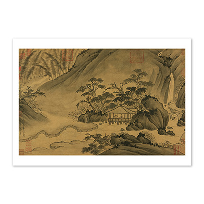 圖卡:天下名山圖（元）　冊　晉王羲之寫蘭亭圖
