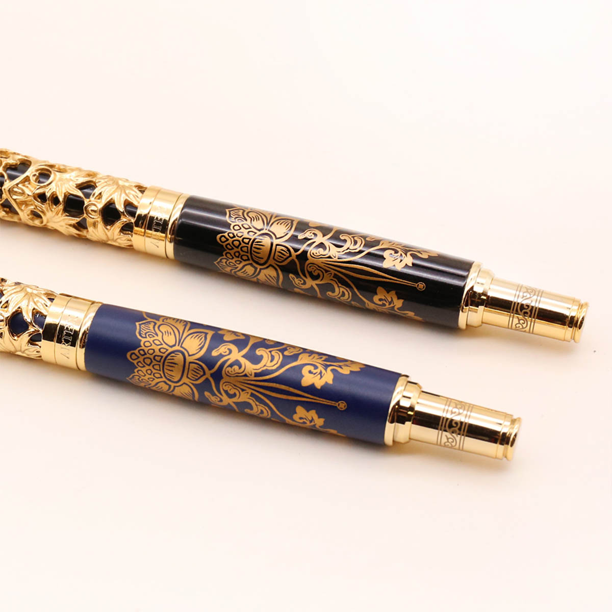 故宮精品網路商城- 金番花鋼筆禮盒(藍金)