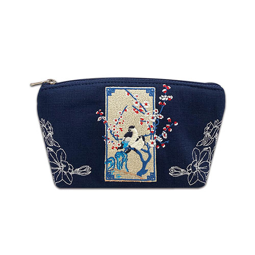 故宮精品網路商城- 先春四喜刺繡化妝包