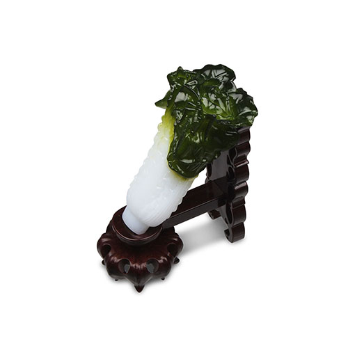 故宮精品網路商城- 迷你擺飾-故宮翠玉白菜(小)