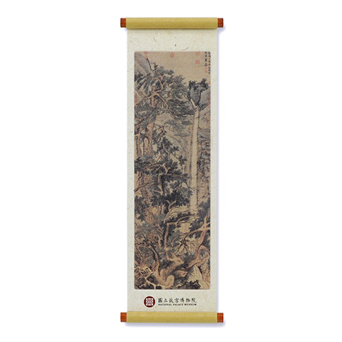 故宮精品網路商城- 古木寒泉卷軸磁鐵